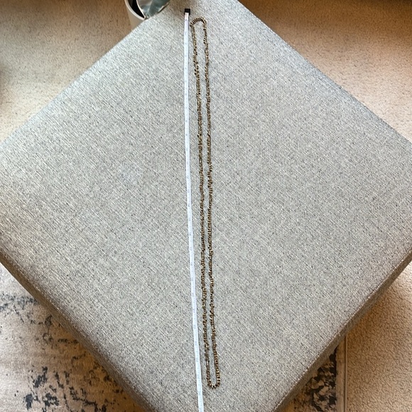 ✨ Unique Boho Gem and Antique Gold Statement Necklace ✨ 25” - Picture 8 of 13